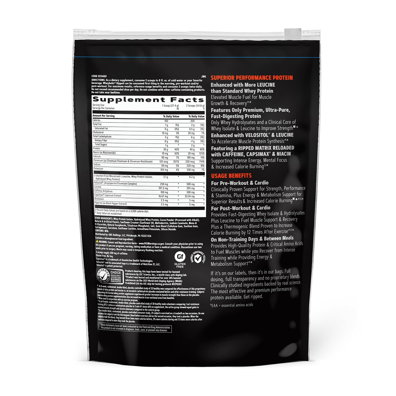 GNC AMP® Wheybolic™ Ripped