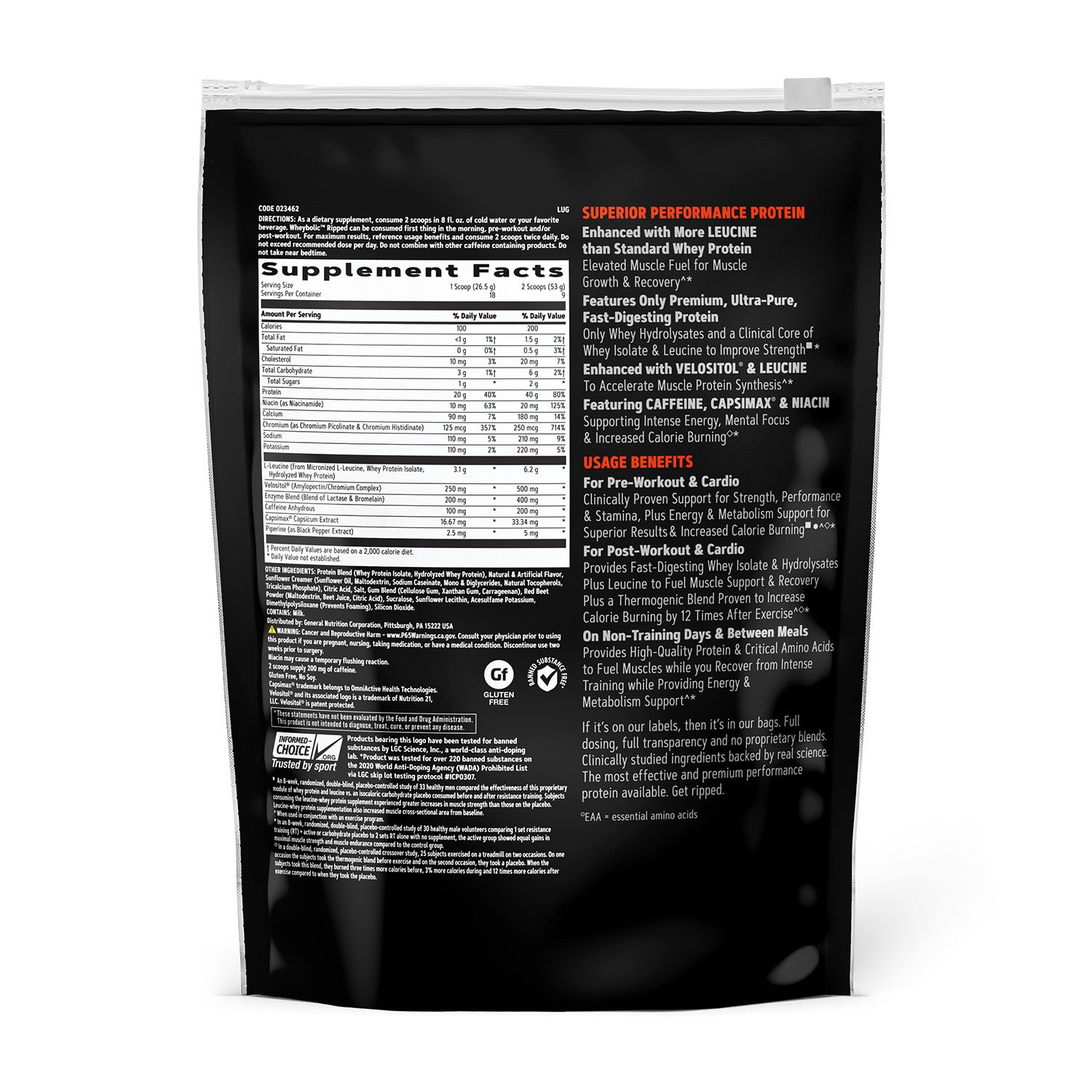 GNC AMP® Wheybolic™ Ripped