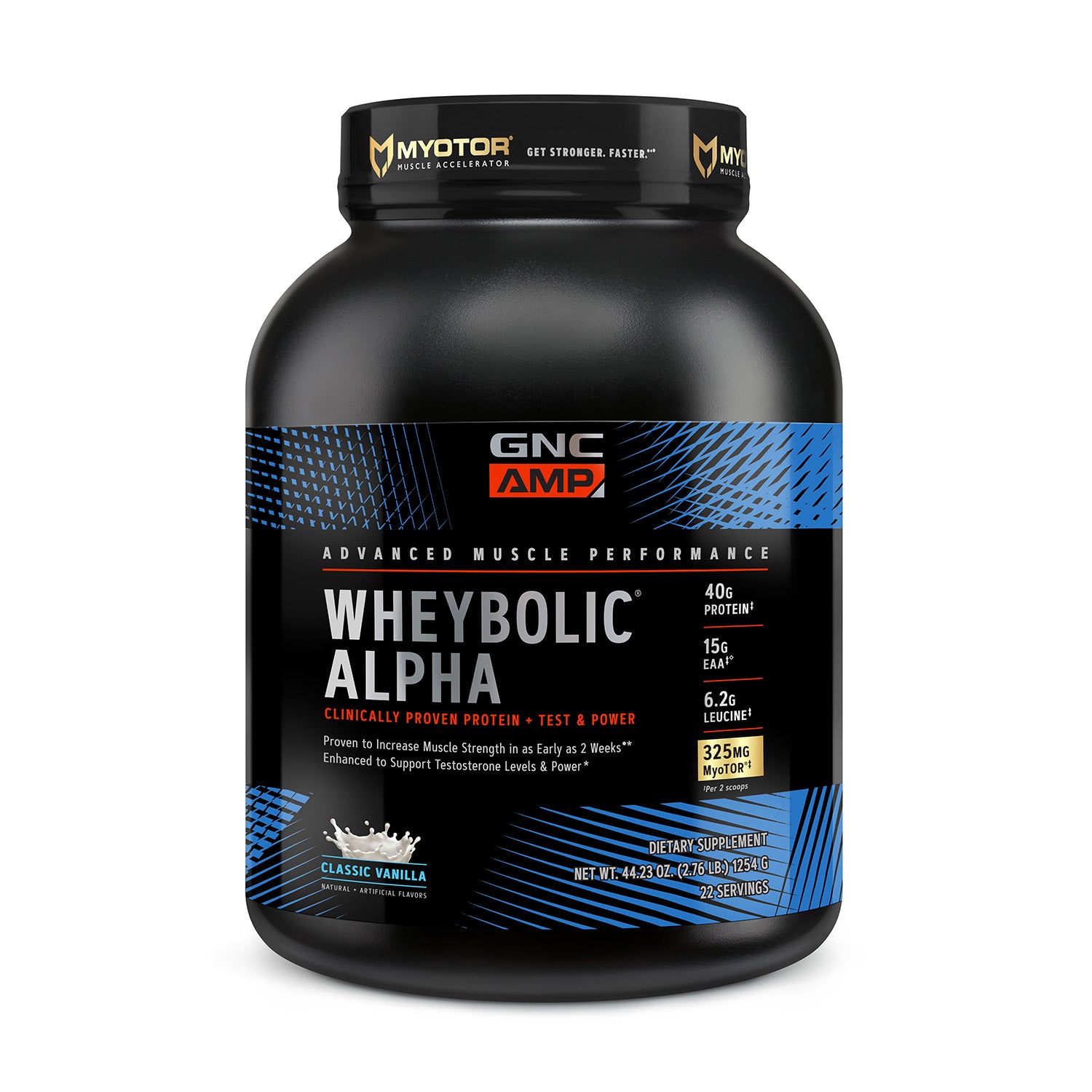 GNC AMP® Wheybolic™ Alpha with MyoTOR®