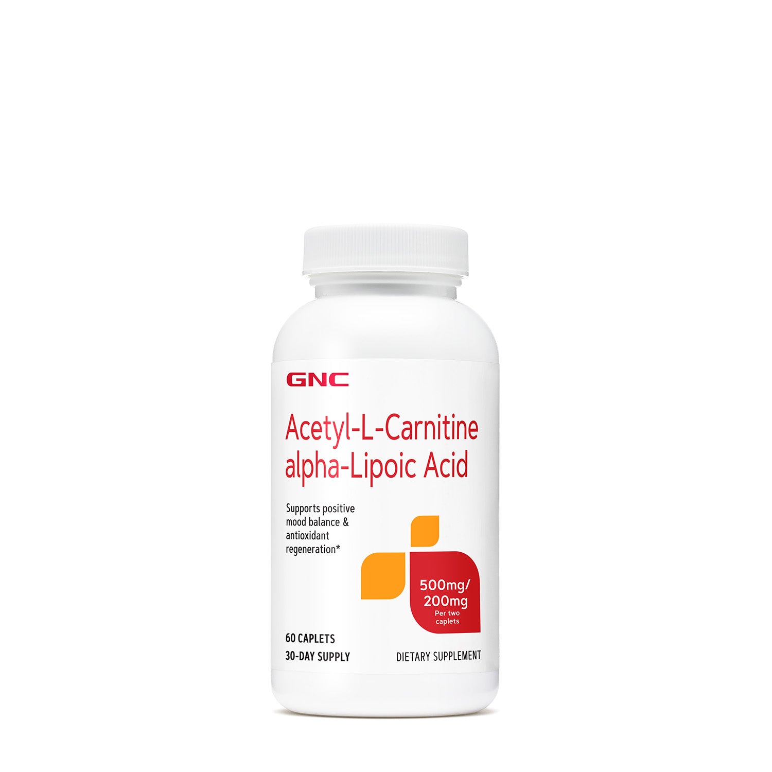 GNC Acetyl-L-Carnitine Alpha-Lipoic Acid 500 mg / 200 mg