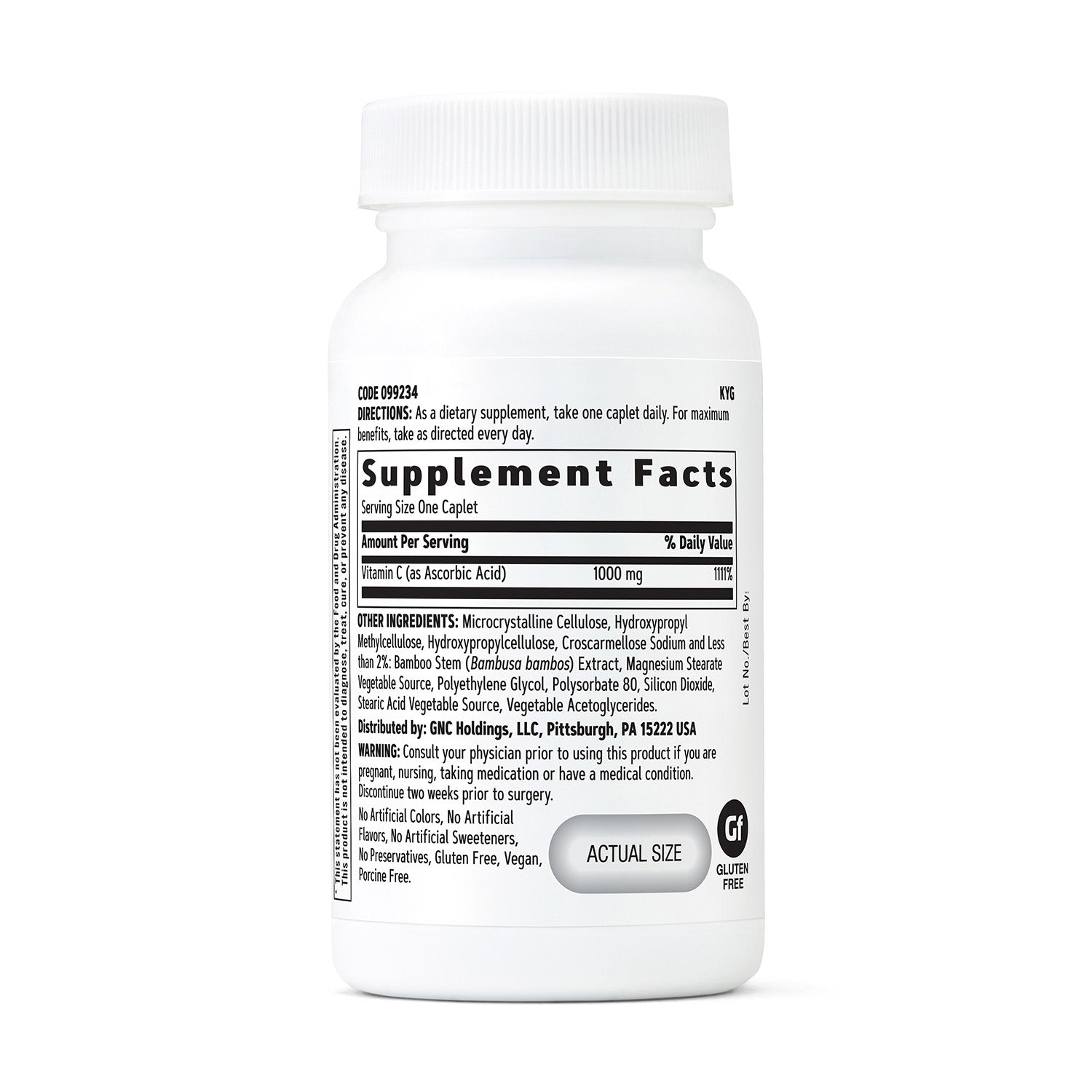 GNC Vitamin C 1000 mg - Global Line