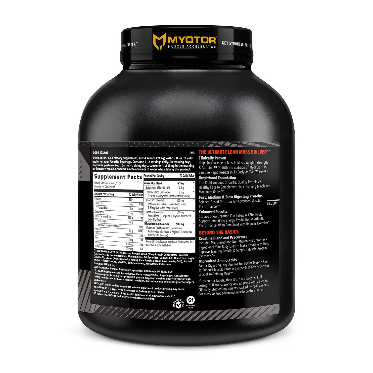 GNC AMP® Mass XXX™ with MyoTOR®