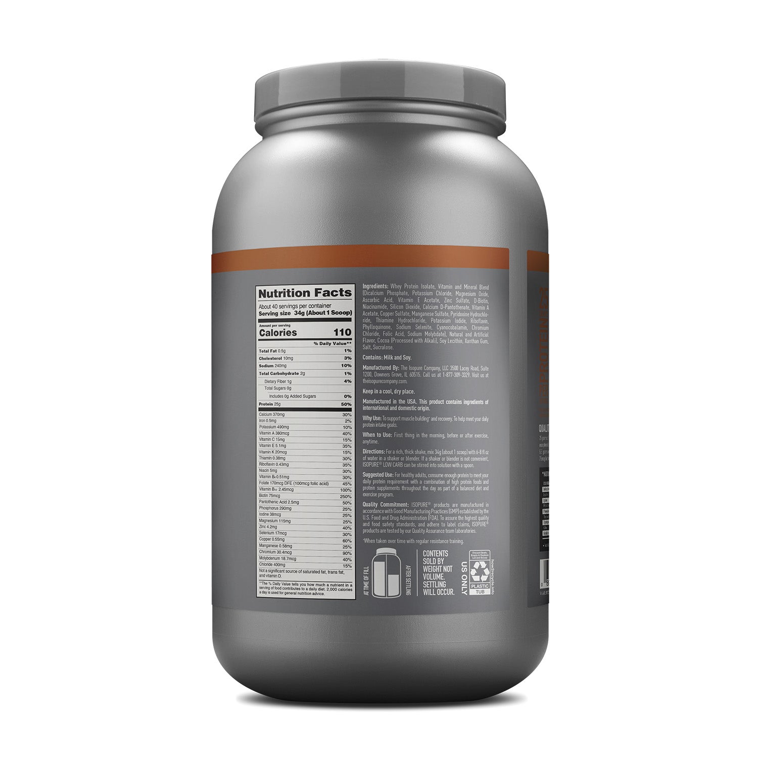 Nature's Best Isopure® Low Carb Protein