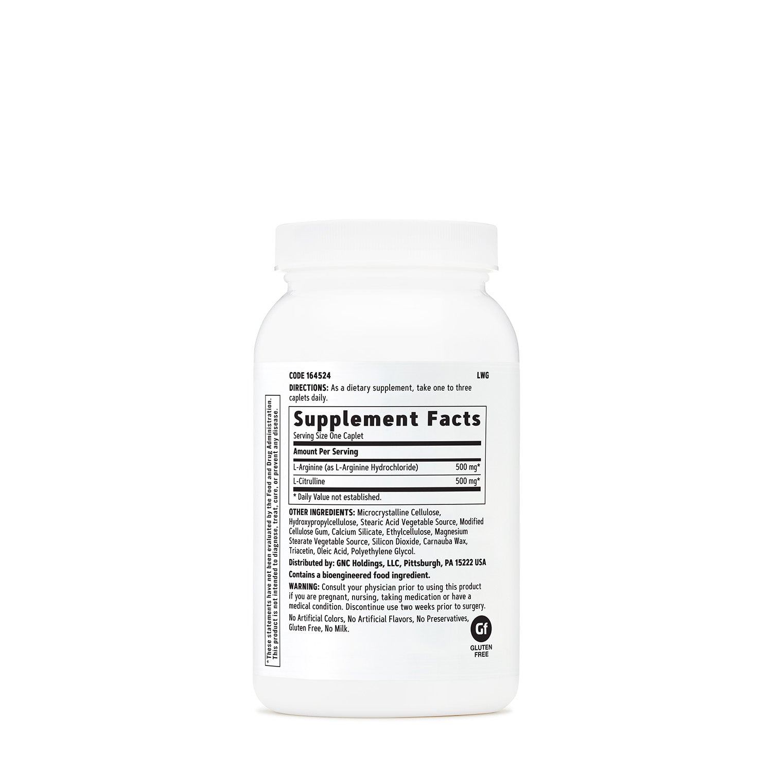 GNC L-Arginine & L-Citrulline 500 mg