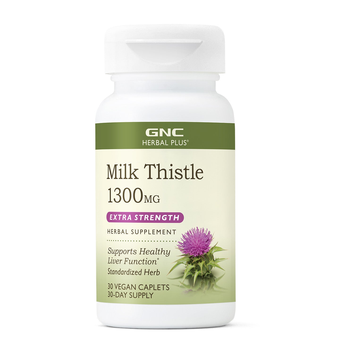 GNC Herbal Plus® Milk Thistle 1300 mg