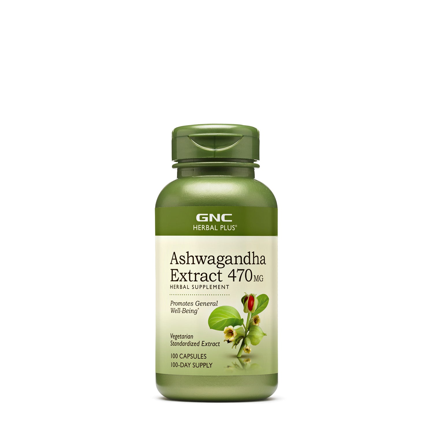 GNC Herbal Plus® Ashwagandha Extract 470 mg