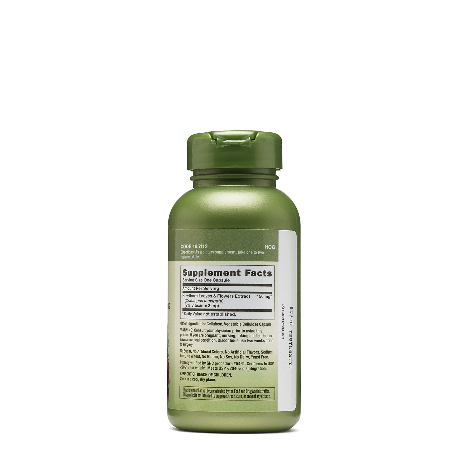 GNC Herbal Plus® Hawthorn Extract 150 mg