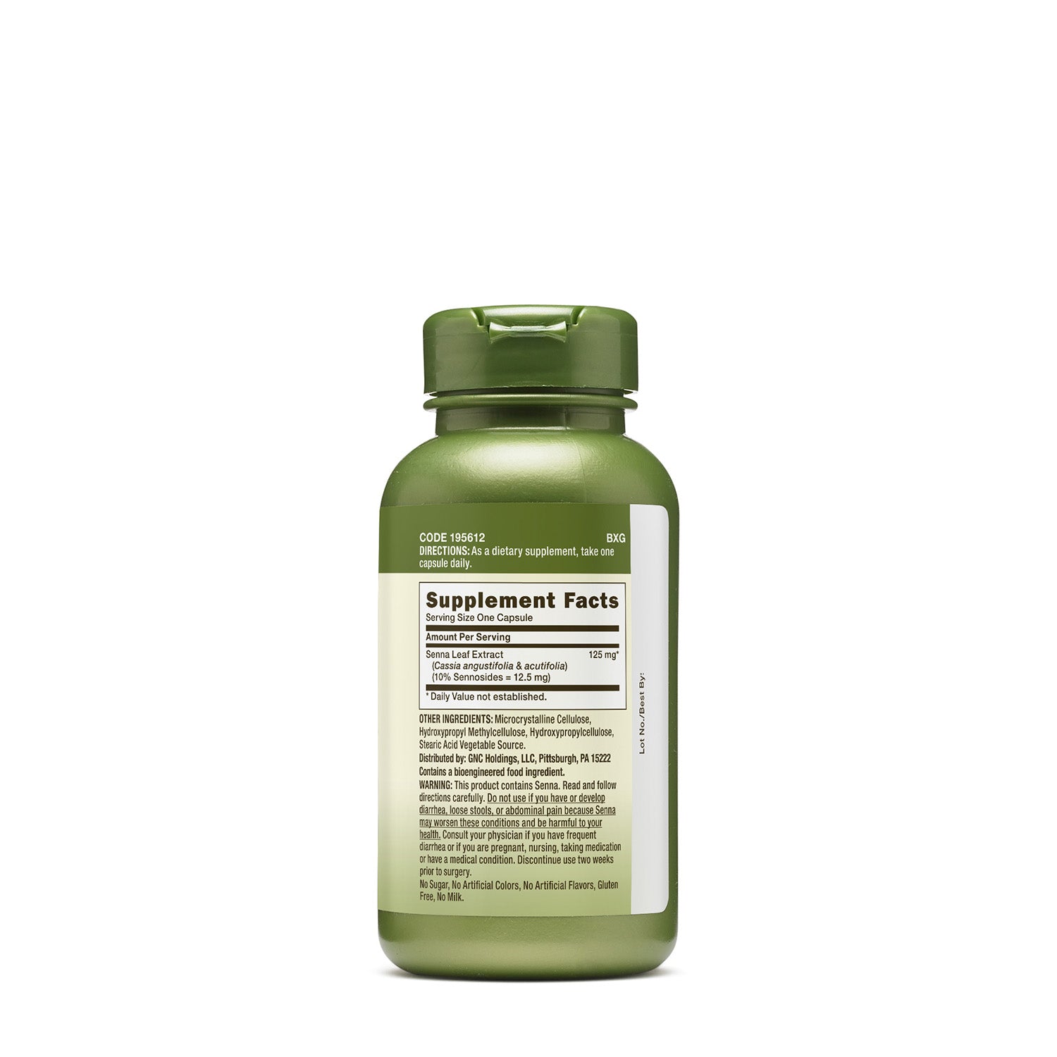 GNC Herbal Plus® Senna Leaf Extract 125 mg