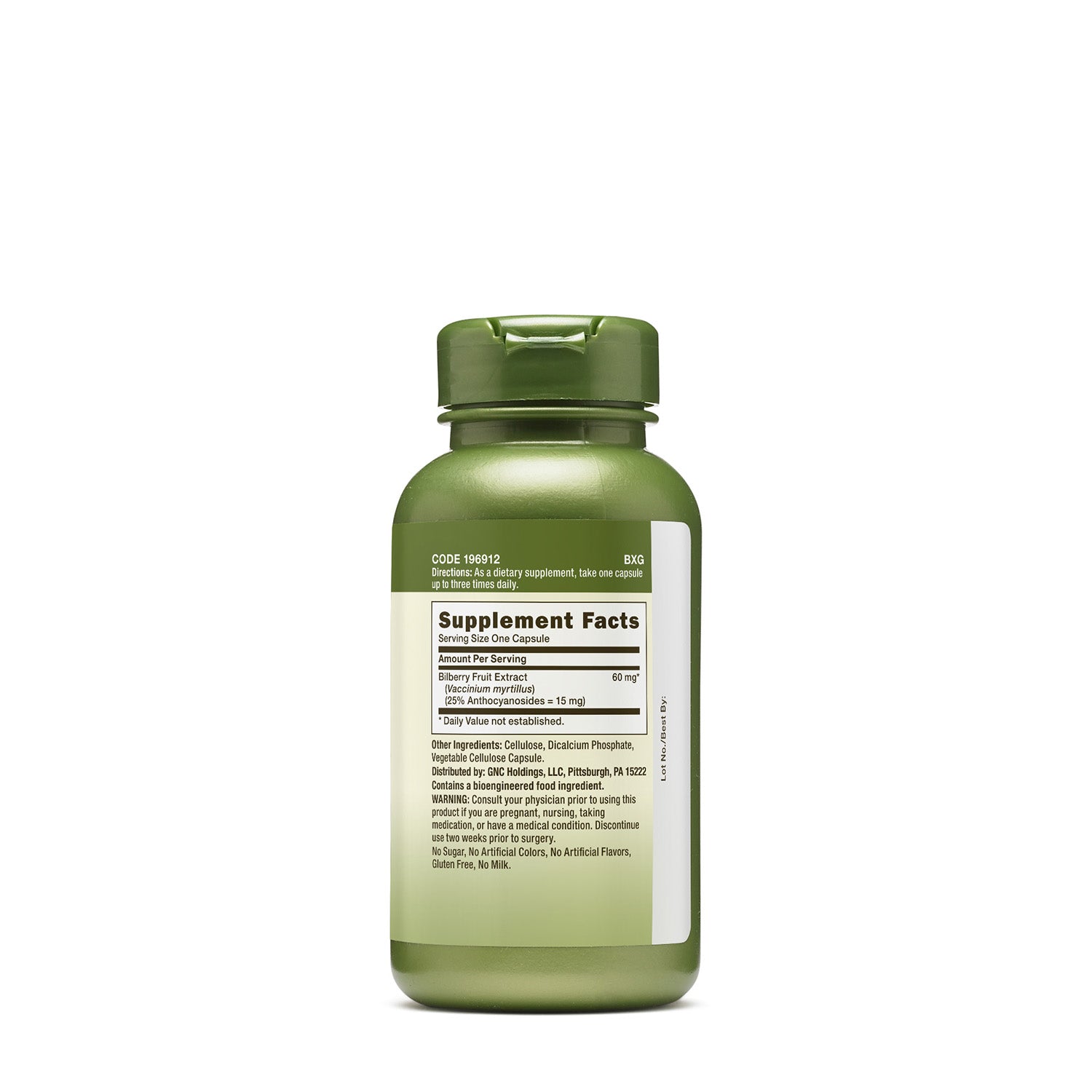 GNC Herbal Plus® Bilberry Extract 60 mg