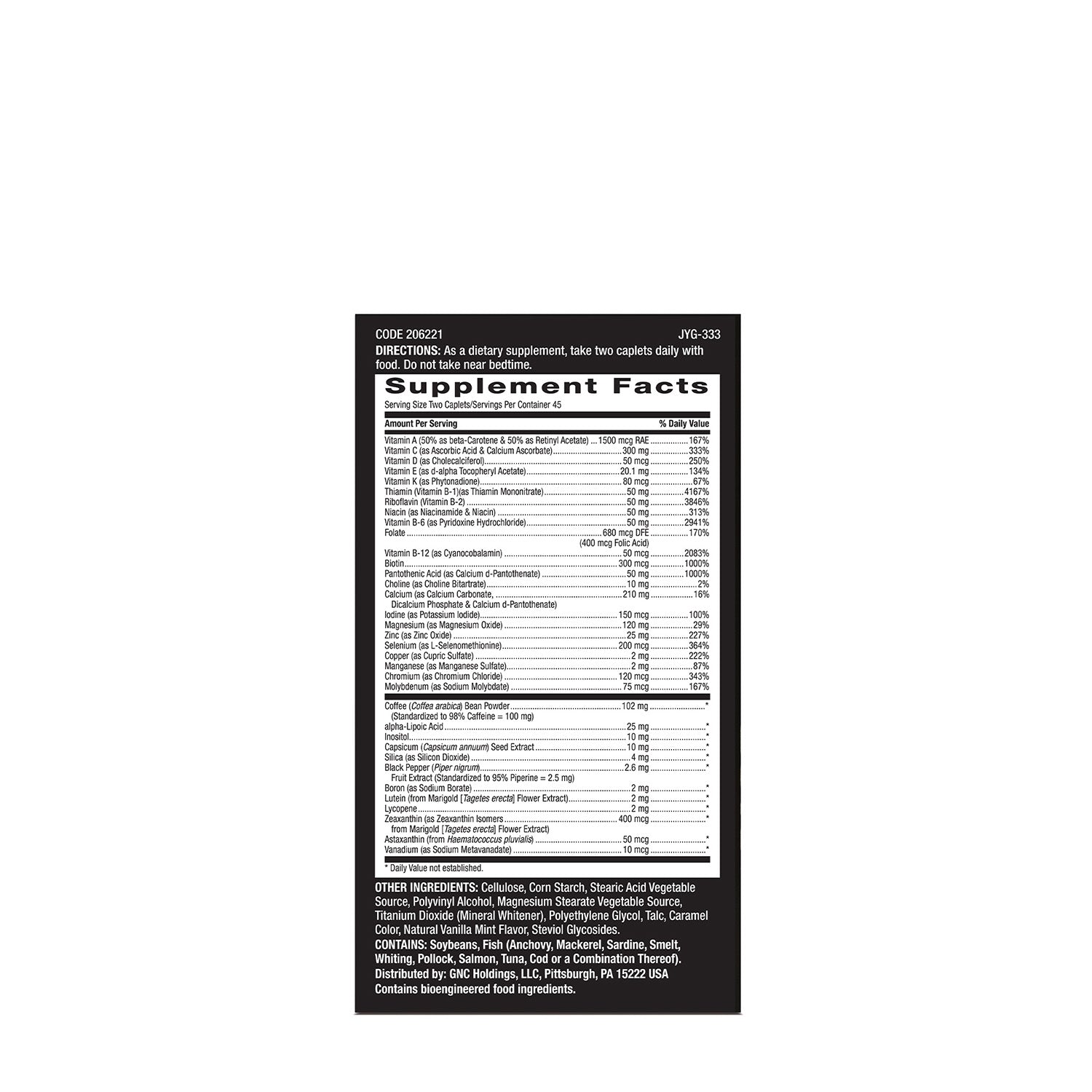 GNC Mega Men® Energy & Metabolism Multivitamin