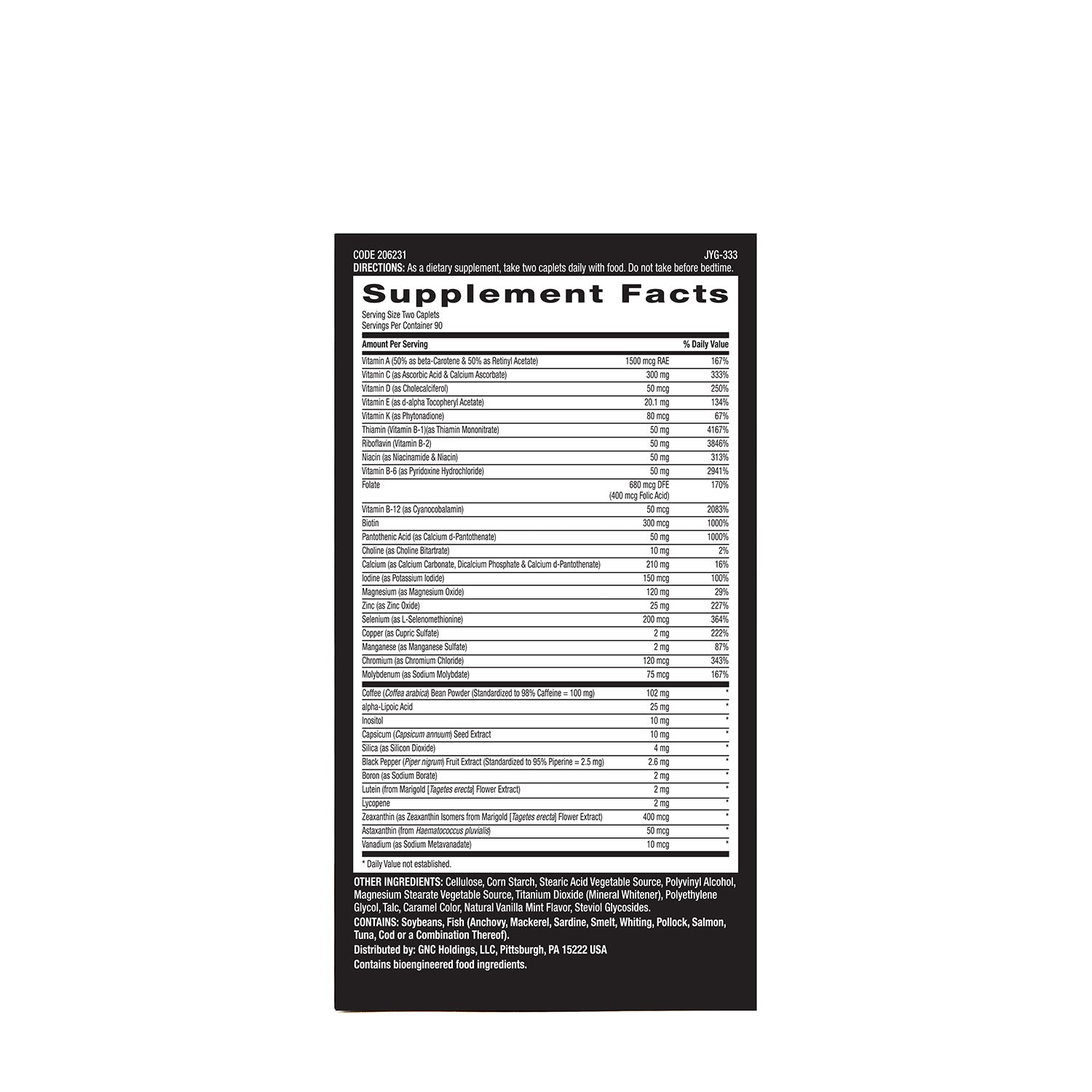 GNC Mega Men® Energy & Metabolism Multivitamin