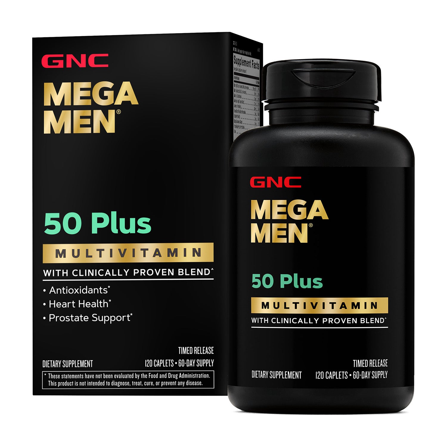 GNC Mega Men® 50 Plus Multivitamin Time-Release