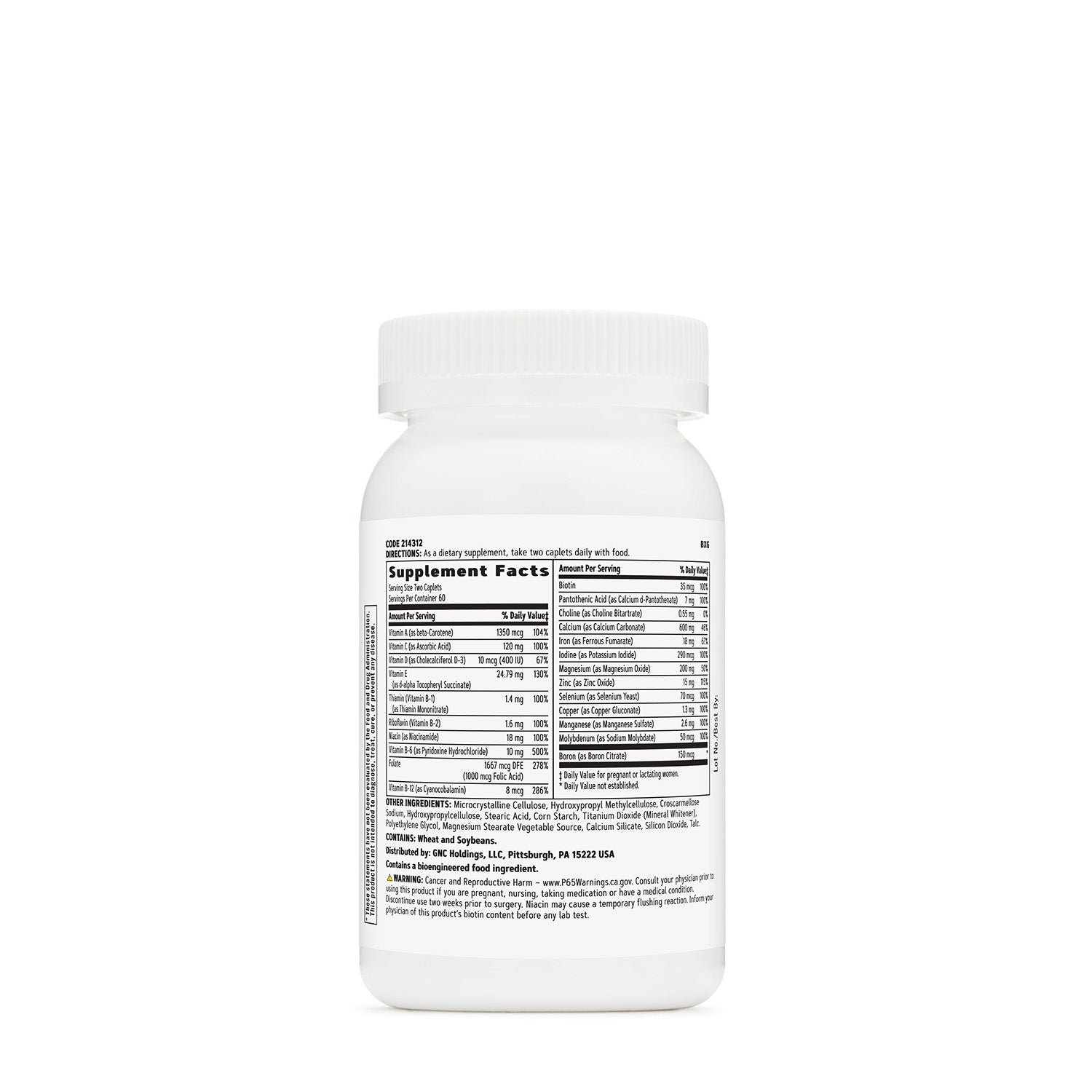 GNC Women's Prenatal Multivitamin with Iron