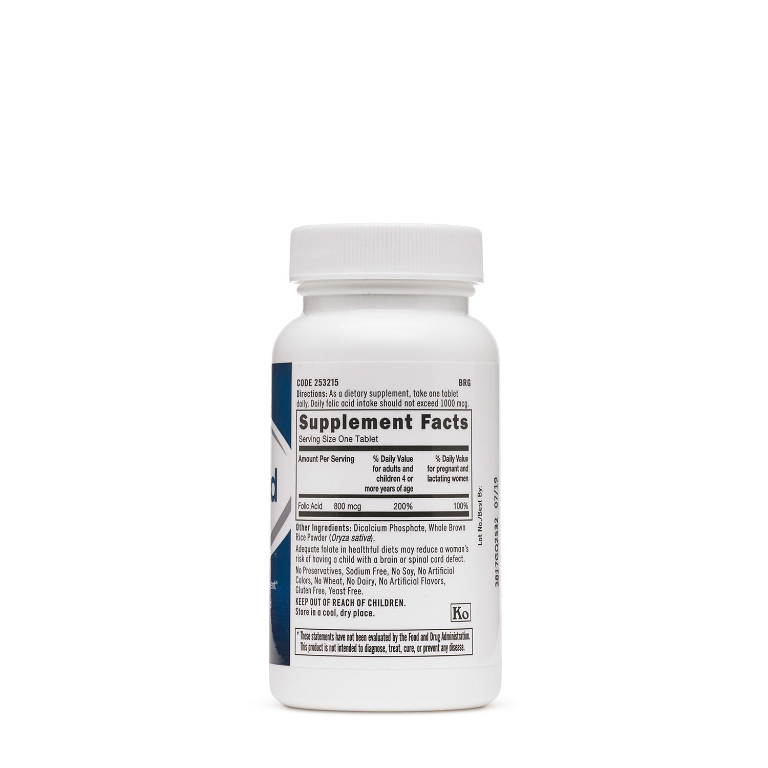 GNC Folic Acid 800 mcg