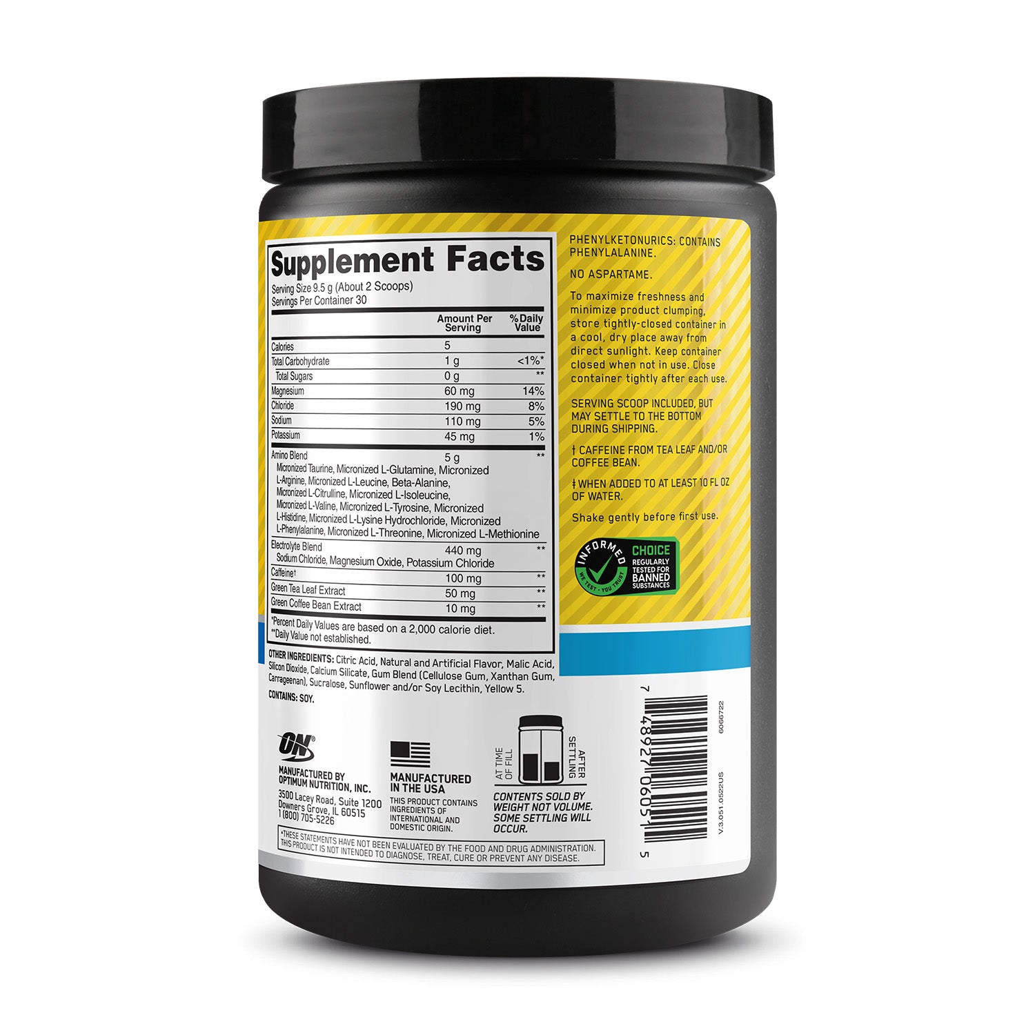 Optimum Nutrition® Amino Energy® + Electrolytes