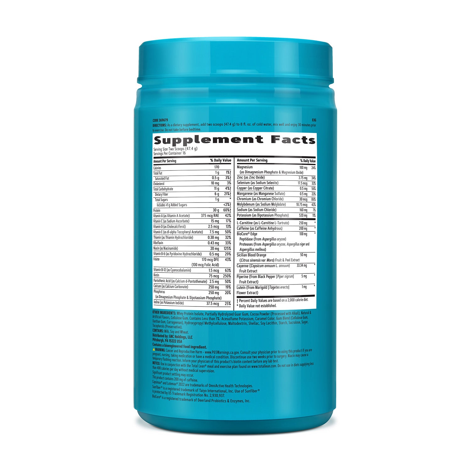 GNC Total Lean® Lean Shake™ Burn