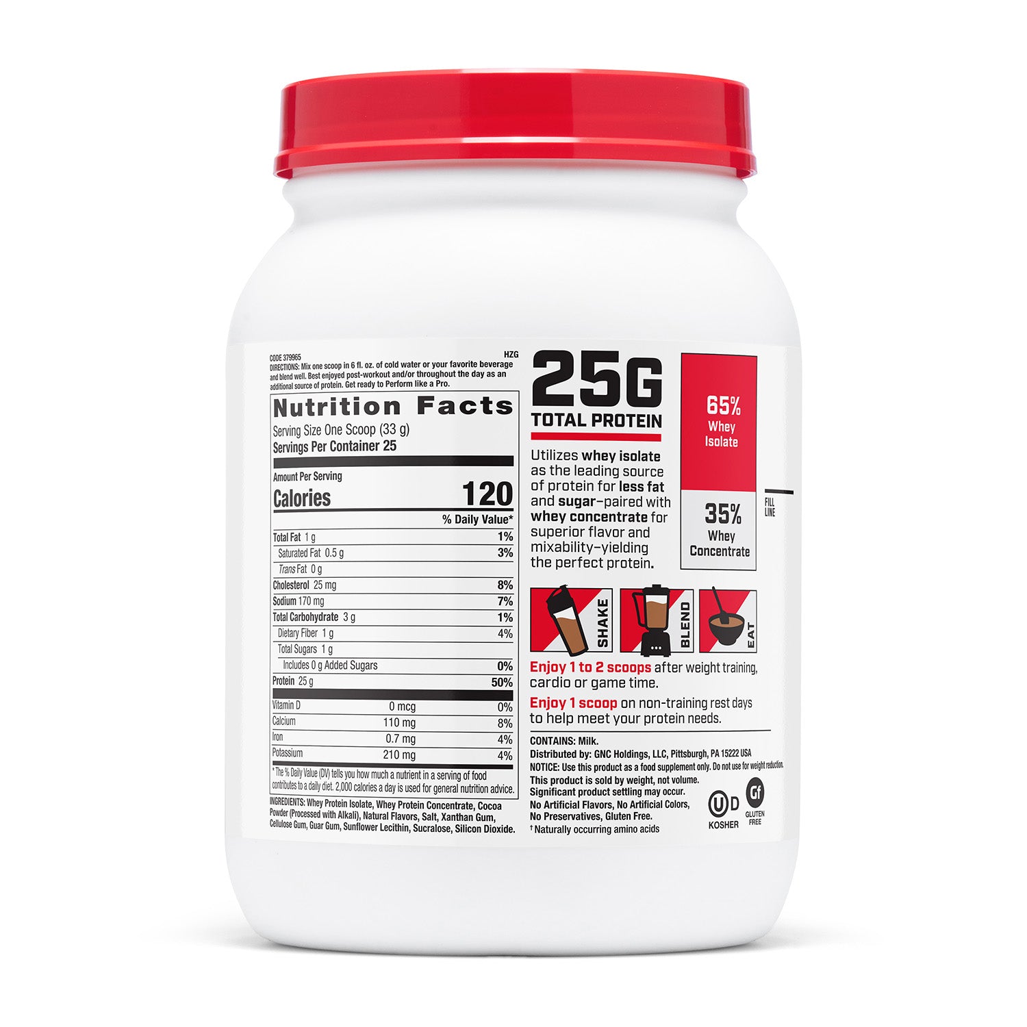 GNC Pro Performance® 2.0 100% Whey