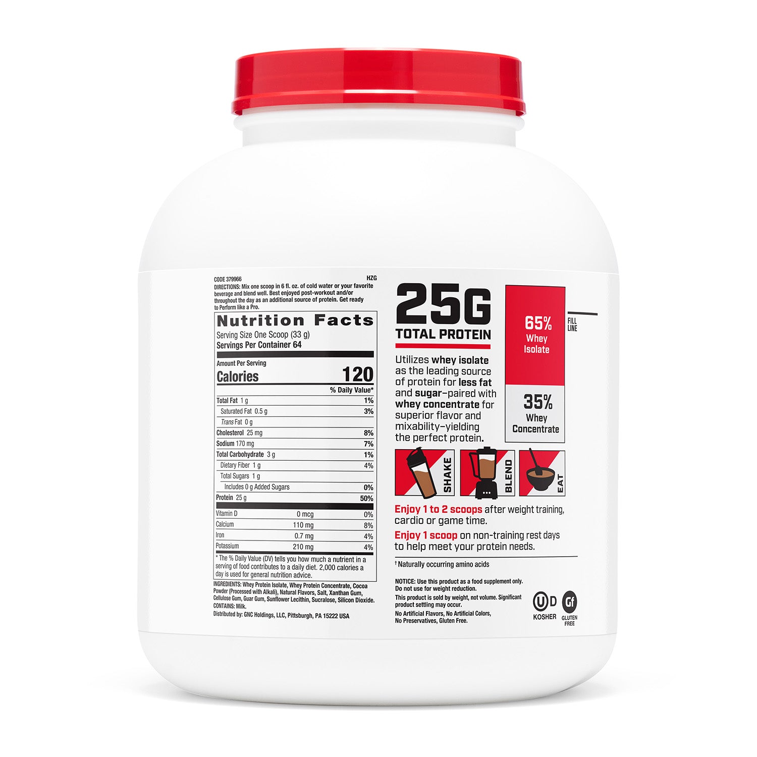 GNC Pro Performance® 2.0 100% Whey