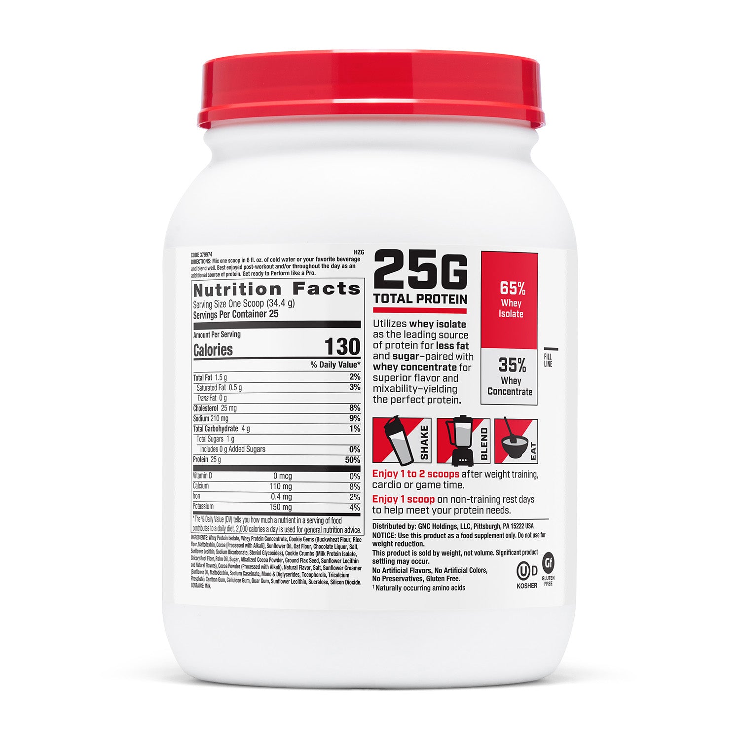 GNC Pro Performance® 2.0 100% Whey
