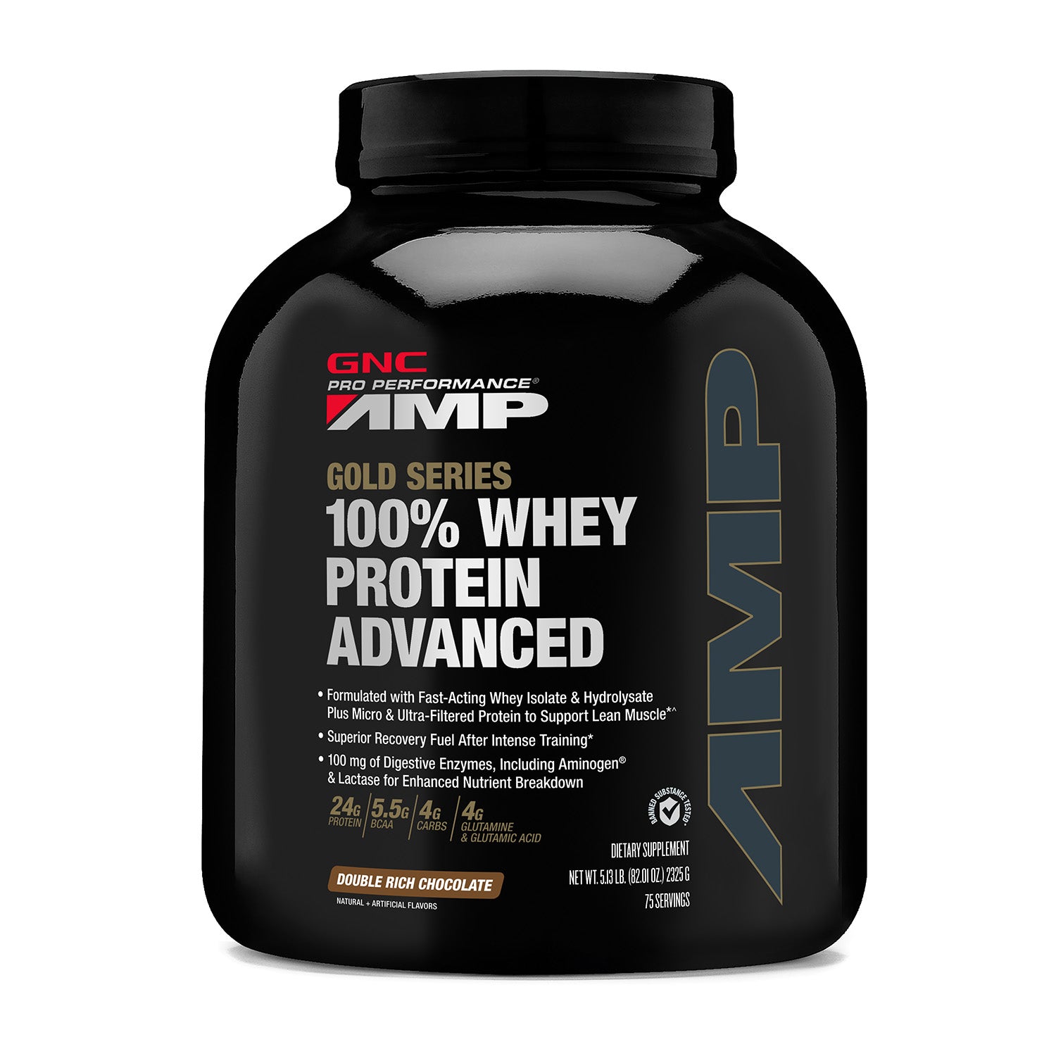 GNC Pro Performance® AMP Gold Series 100% Whey Protein Advanced
