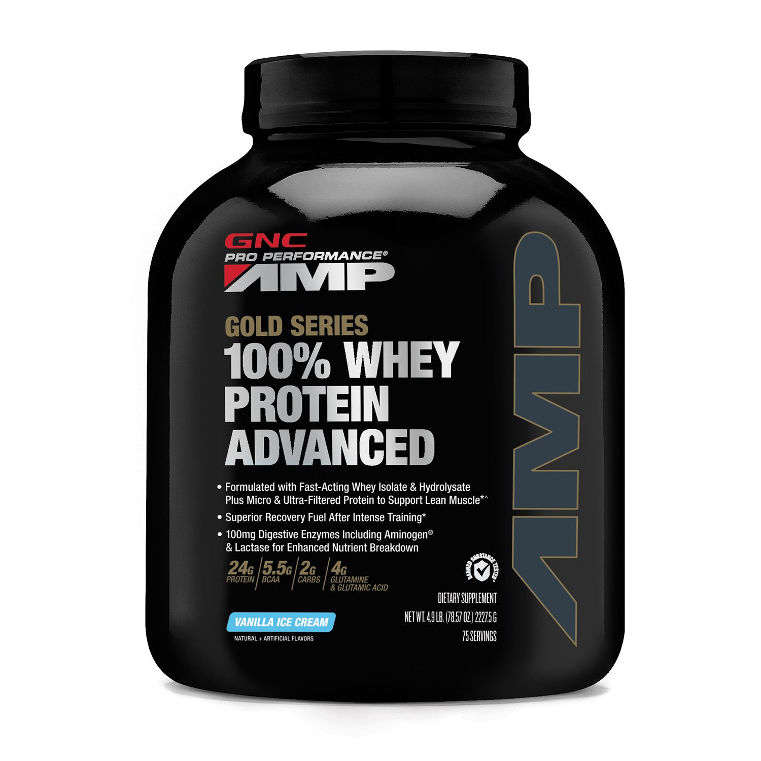 GNC Pro Performance® AMP Gold Series 100% Whey Protein Advanced