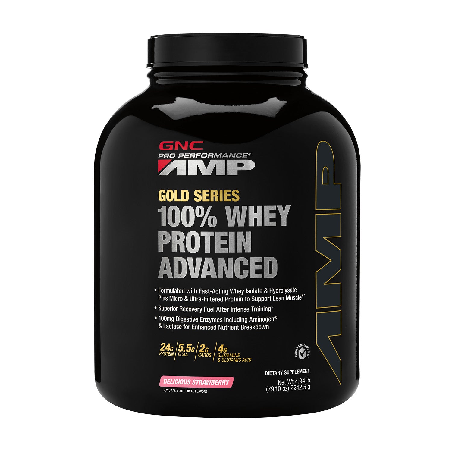 GNC Pro Performance® AMP Gold Series 100% Whey Protein Advanced