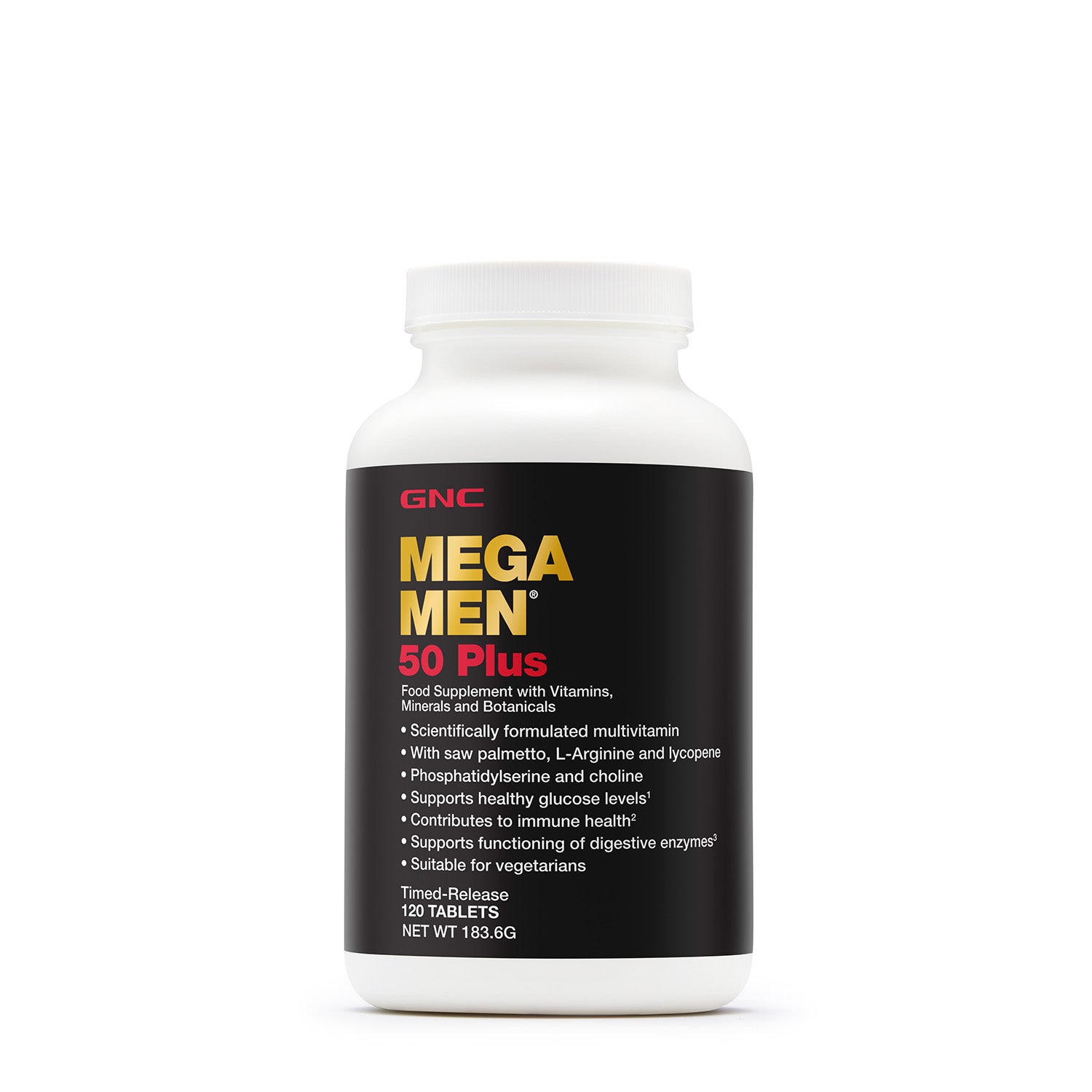 GNC Mega Men® 50 Plus Multivitamin Time-Release EU