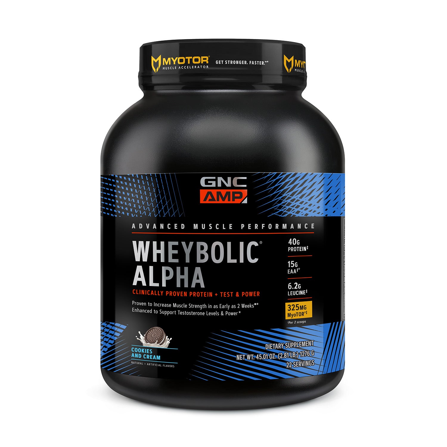 GNC AMP® Wheybolic™ Alpha with MyoTOR®