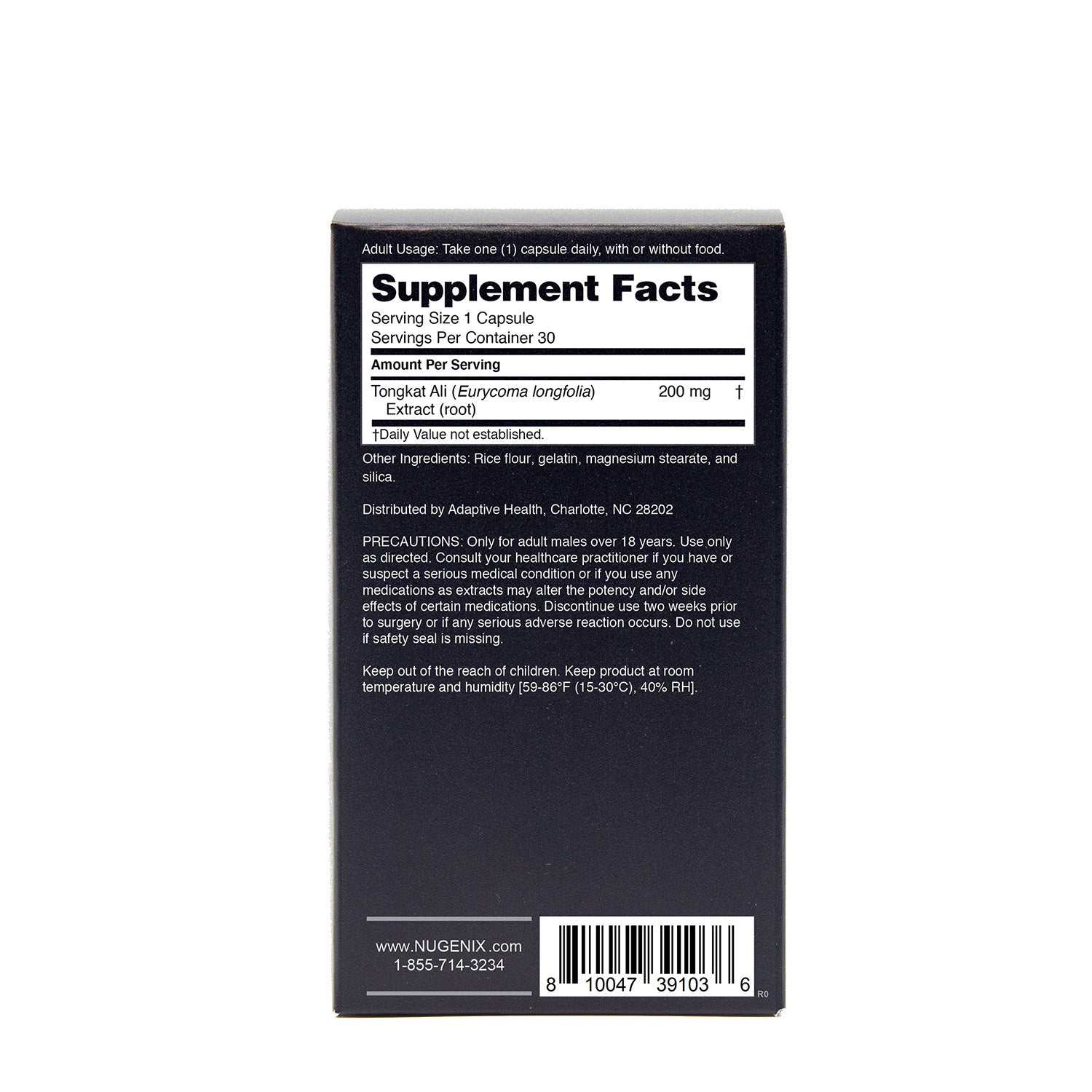 Nugenix® Tongkat Ali Longjack 200 mg