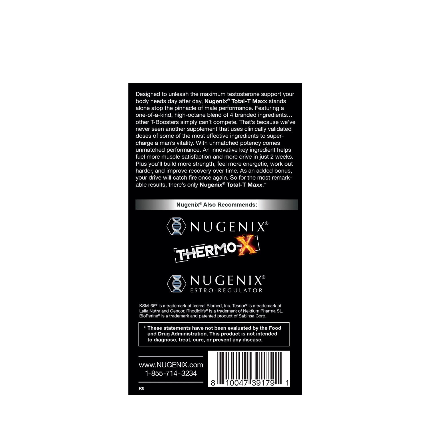 Nugenix® Total-T Maxx Maximum Total Testosterone Booster