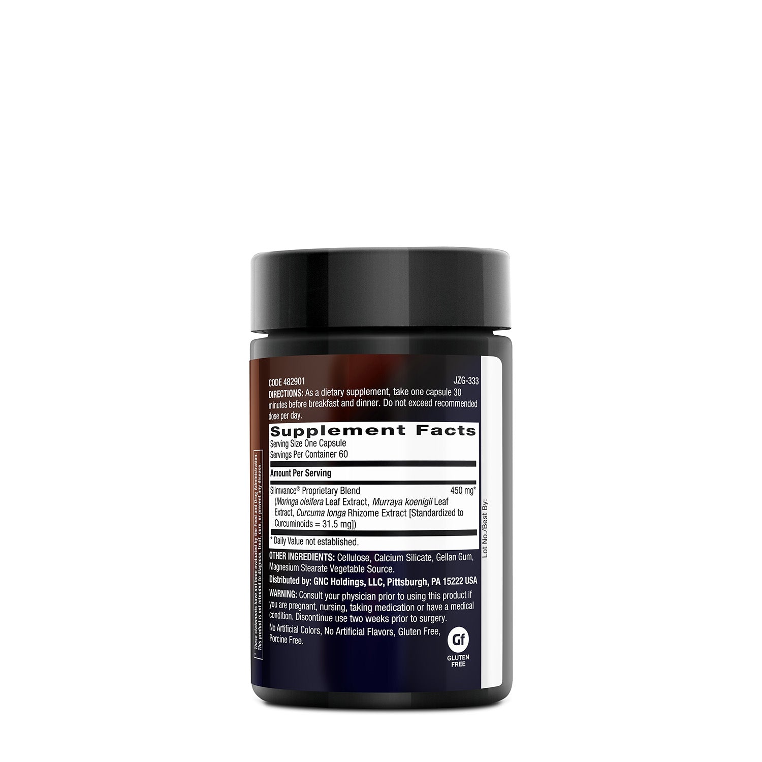 GNC BodyDynamix® Slimvance® Core Slimming Complex Stimulant Free