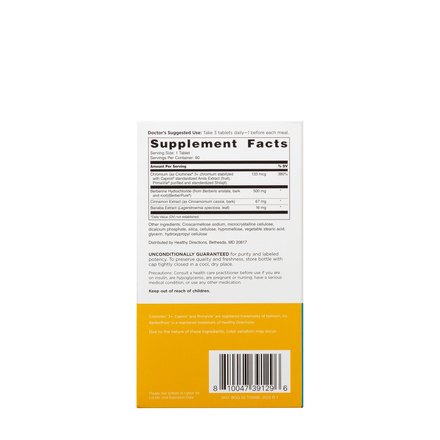 Doctors' Preferred® GlucoGold® with Berberine