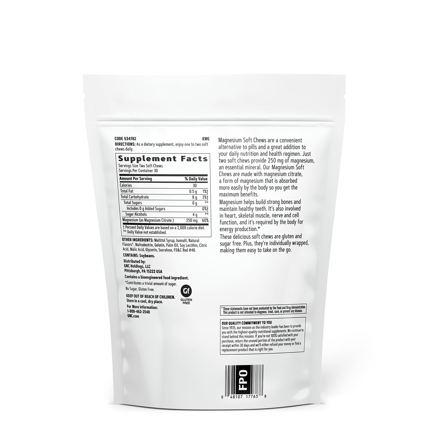 GNC Magnesium 250 mg