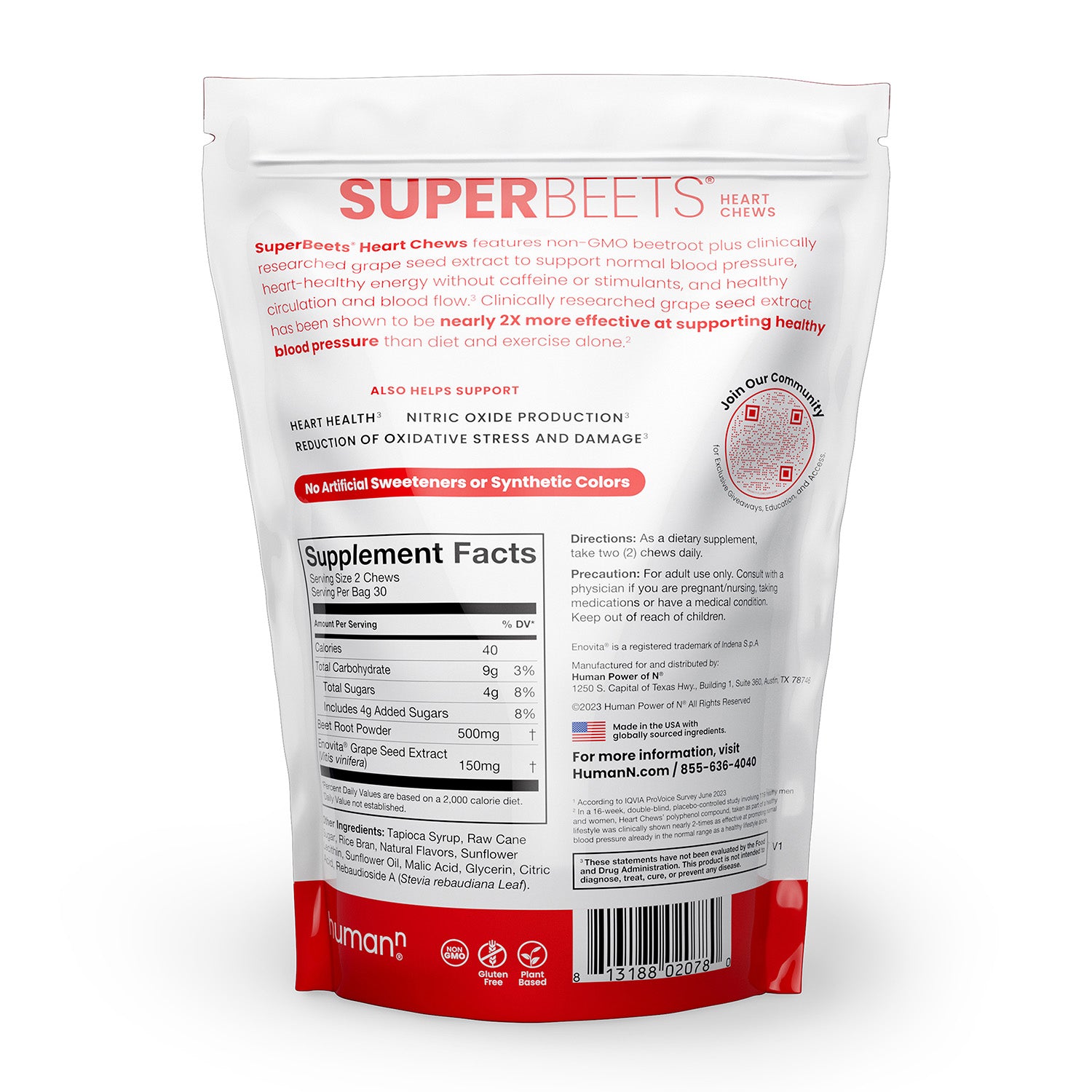 HumanN® SuperBeets® Heart Chews