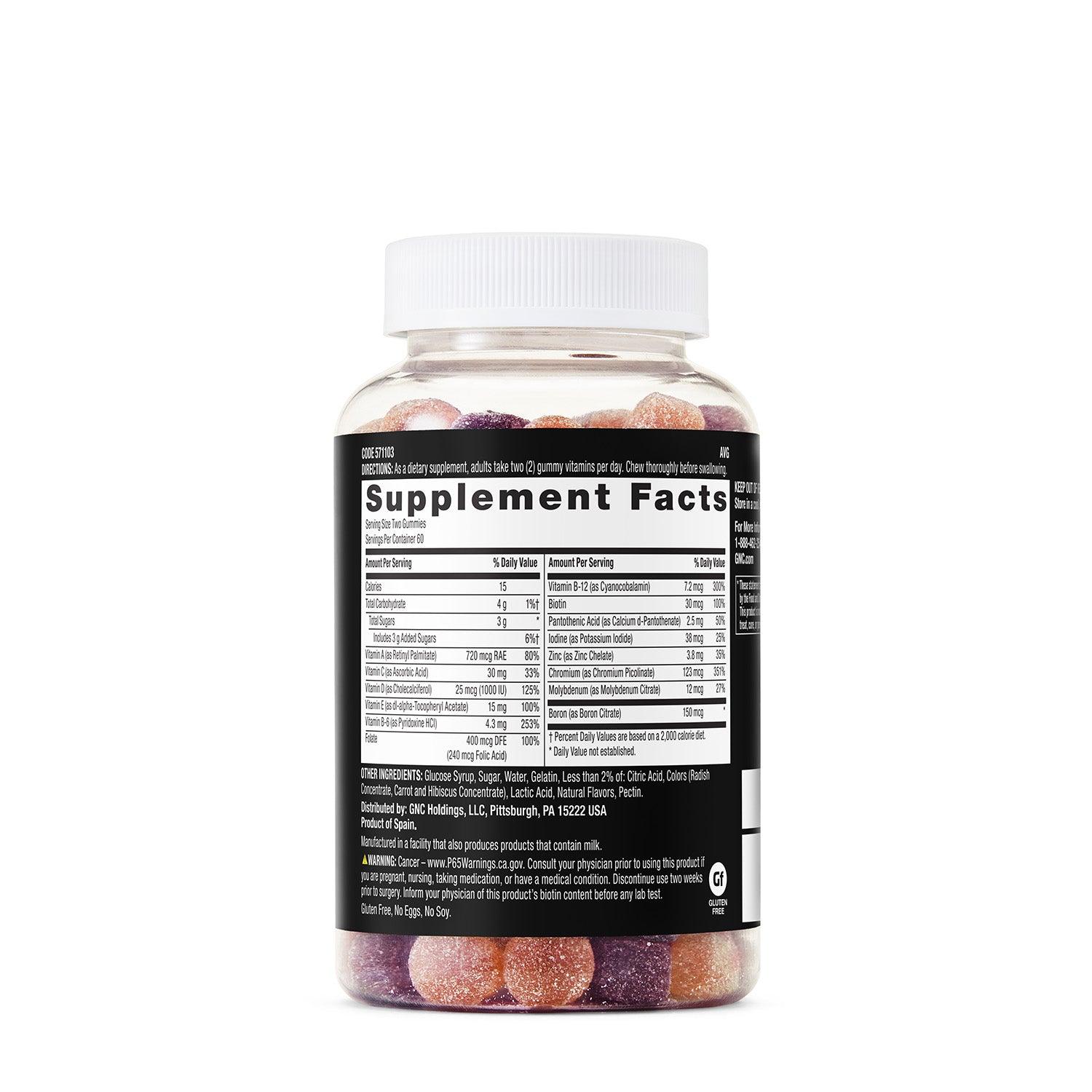 GNC Mega Men® Gummy Multivitamin