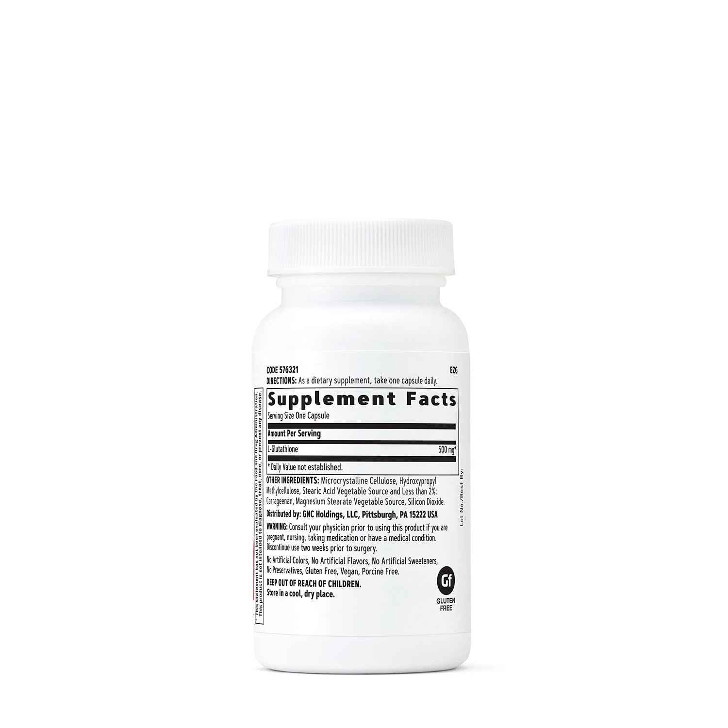 GNC Glutathione 500 mg