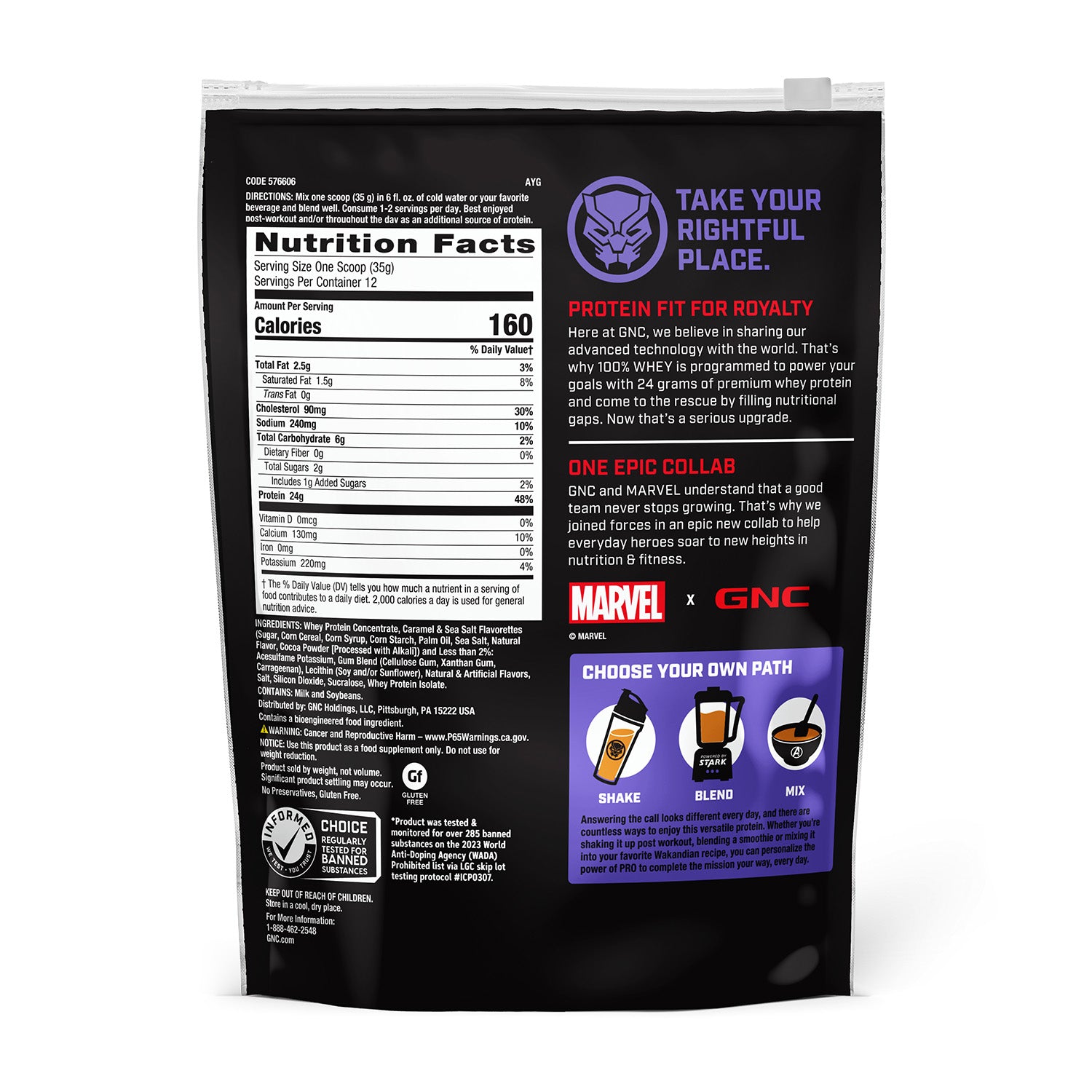 GNC Pro Performance® 100% Whey Marvel