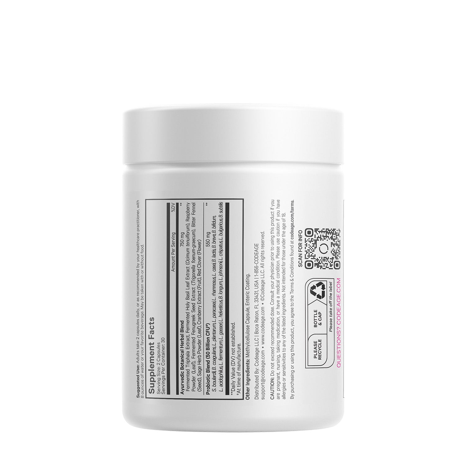 Codeage Women's SBO Probiotic 50 Billion CFU