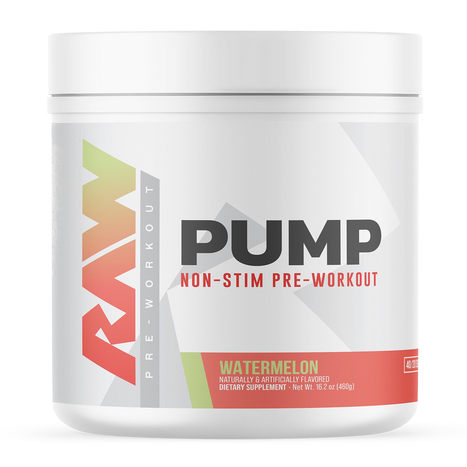 RAW Nutrition Pump Non-Stim Pre-Workout