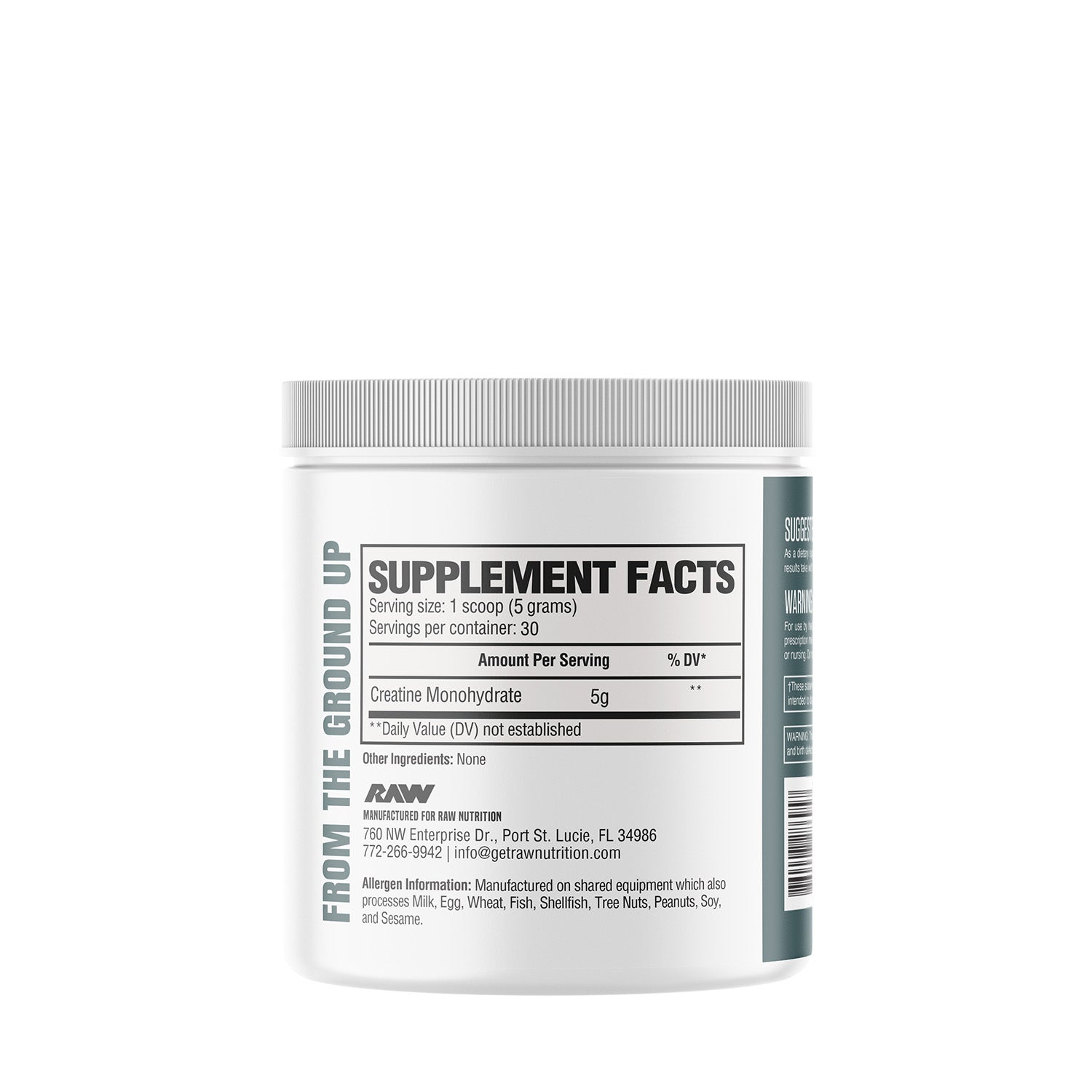 RAW Nutrition Creatine Powder