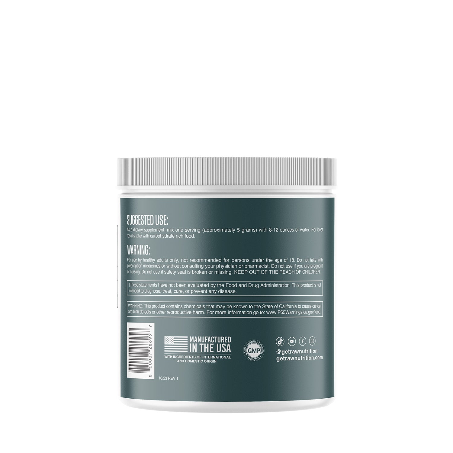 RAW Nutrition Creatine Powder