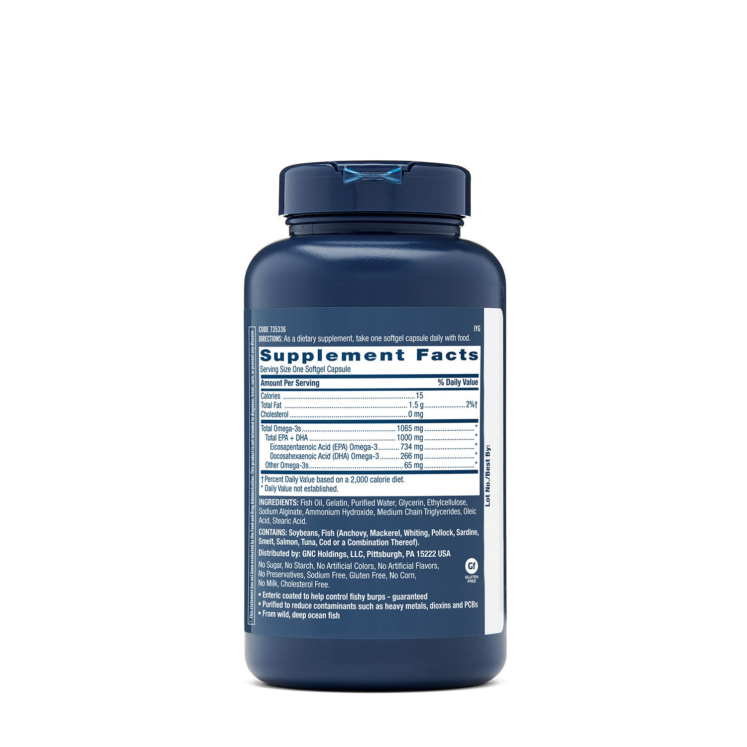 GNC Triple Strength Fish Oil 1000 mg