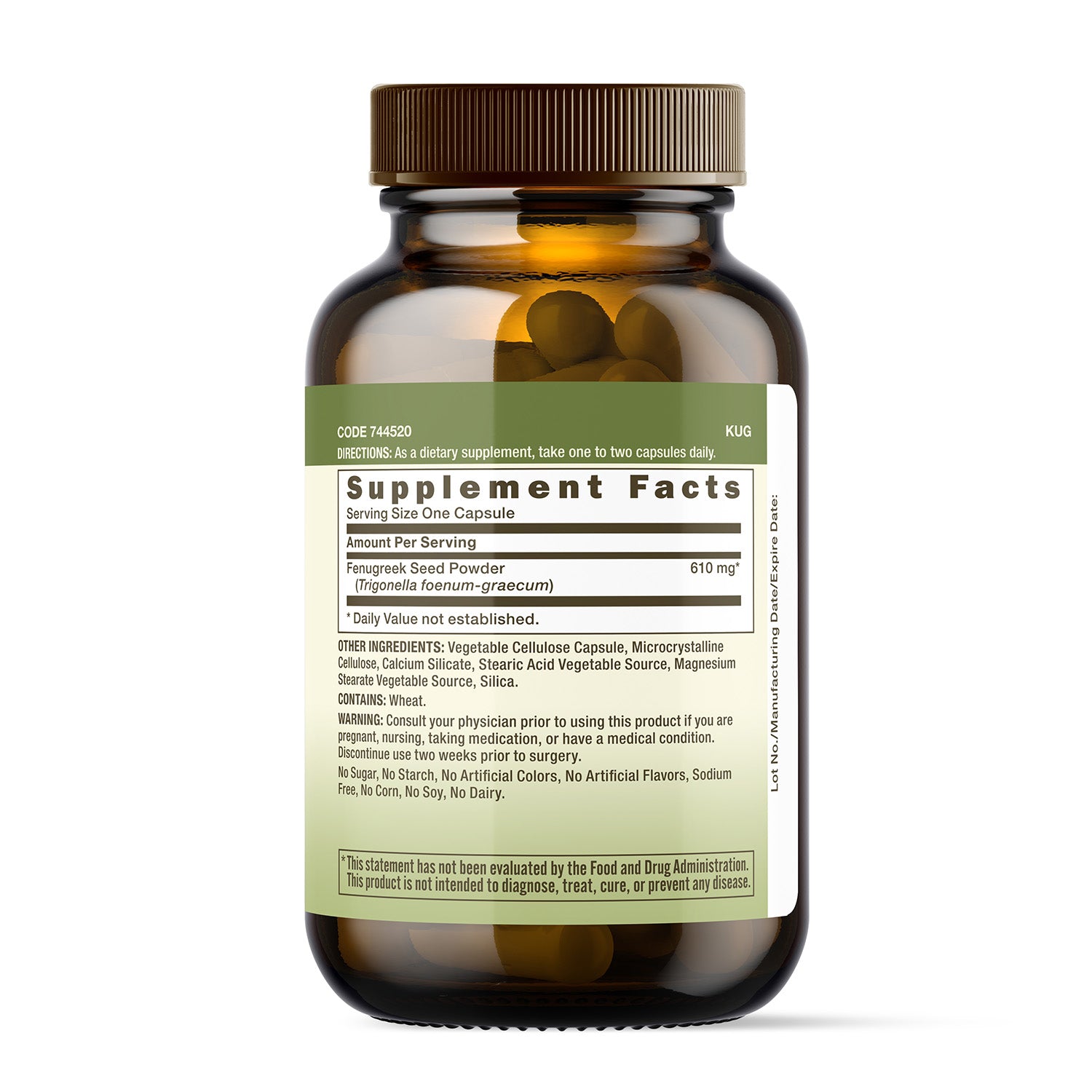 GNC Herbal Plus® Fenugreek 610 mg