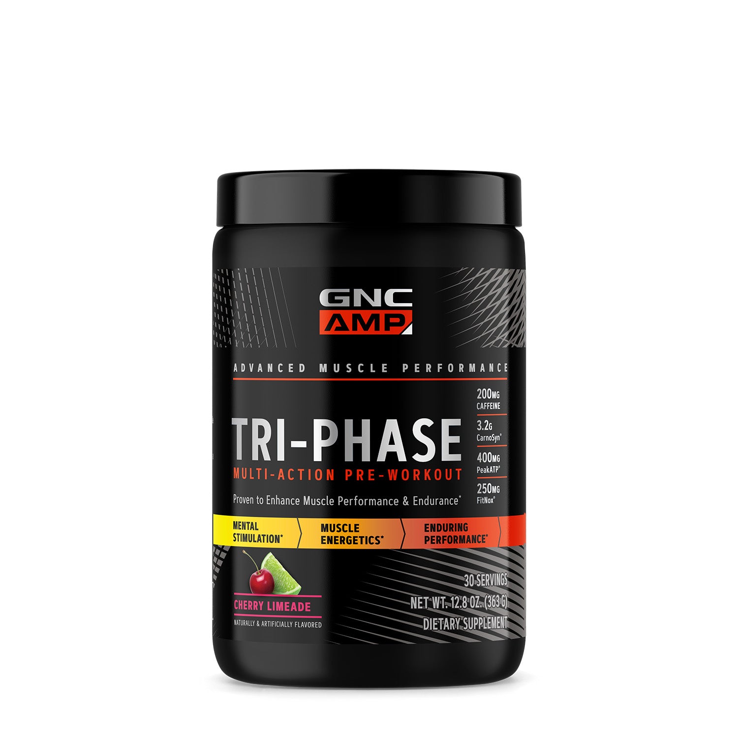 GNC AMP® Tri-Phase Multi-Action Pre-Workout