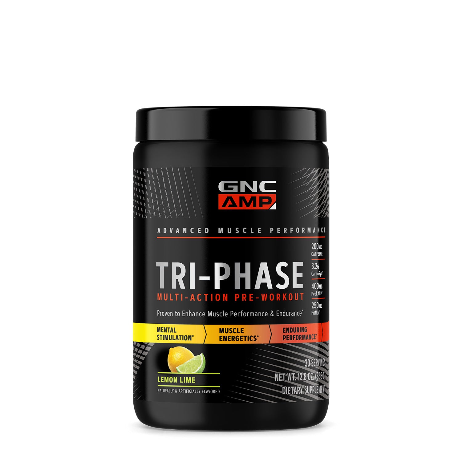 GNC AMP® Tri-Phase Multi-Action Pre-Workout