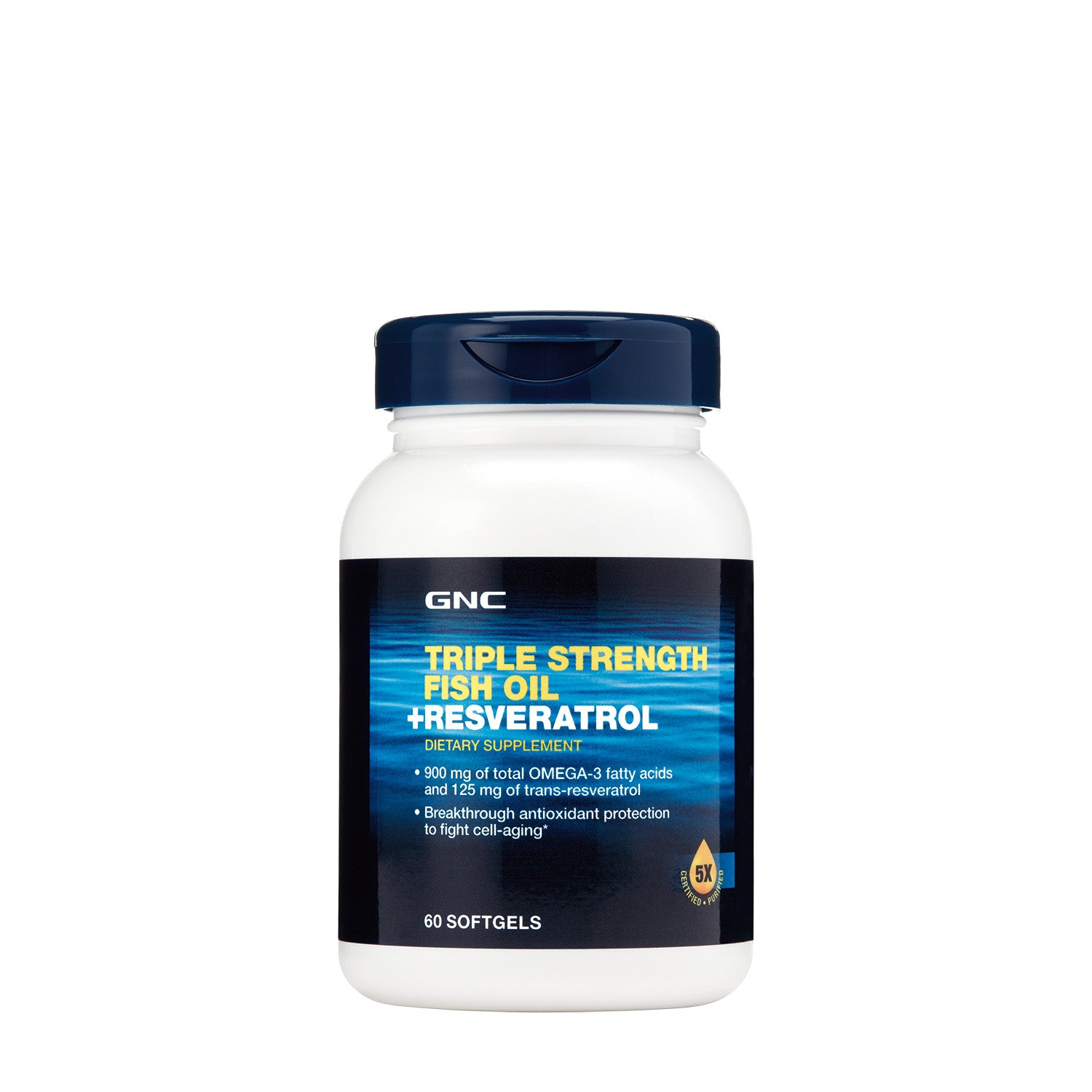 GNC Triple Strength Fish Oil + Resveratrol