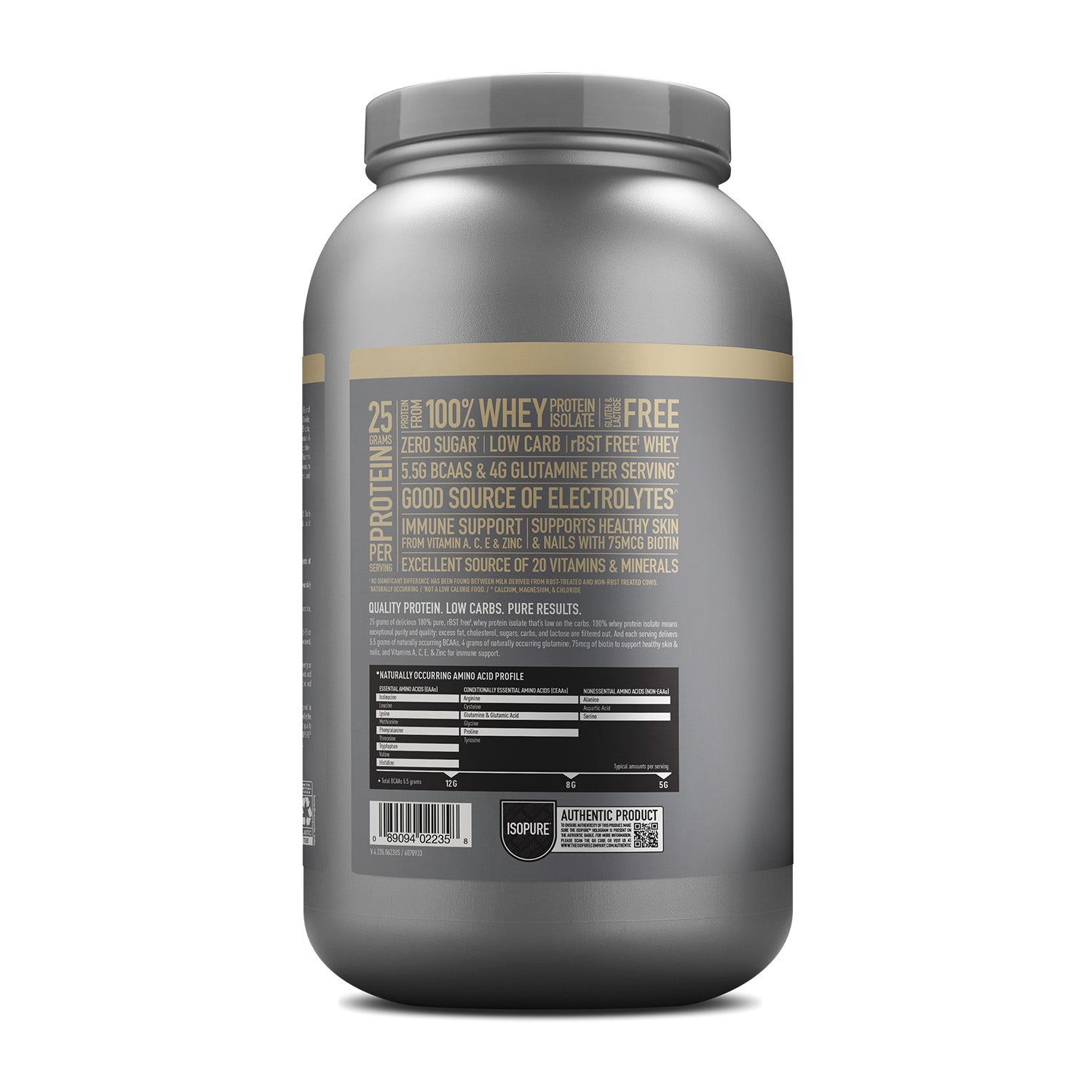 Nature's Best Isopure® Low Carb Protein