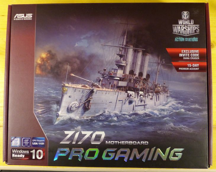 ASUS Z170 Pro Gaming Motherboard Unboxing
