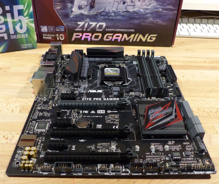 ASUS Z170 Pro Gaming Motherboard Unboxing