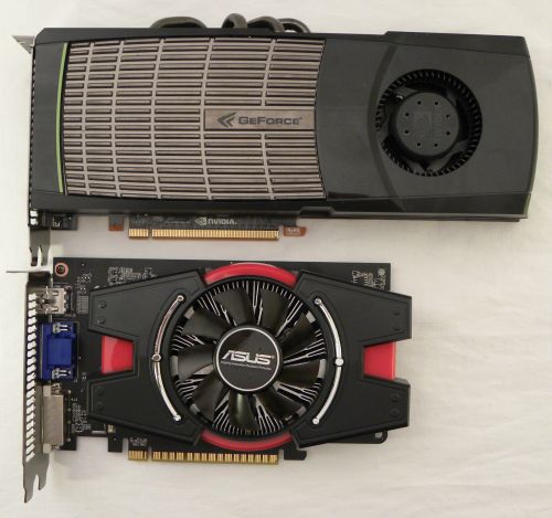 ASUS GeForce GT 440, NVIDIA GeForce GTX 480